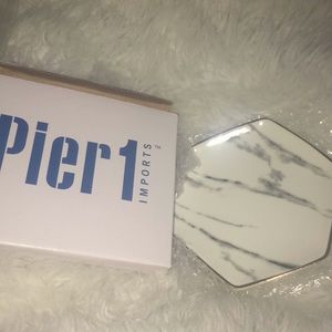 Pier 1 Marble Trinket Jewelry Tray